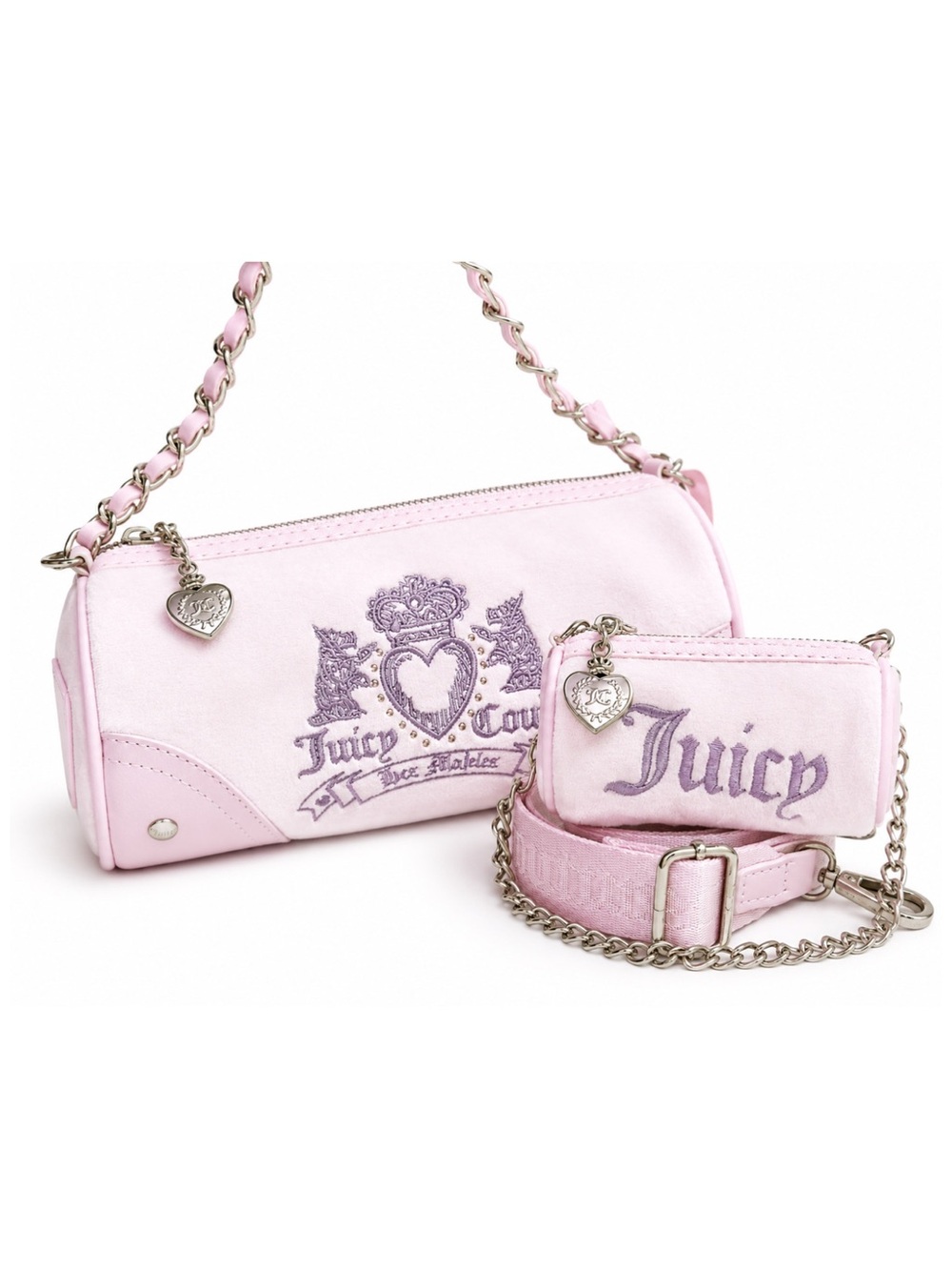Juicy Couture Heritage 3-Piece Barrel Bag Boxed Gift Set.  NEW! - Picture 4 of 16